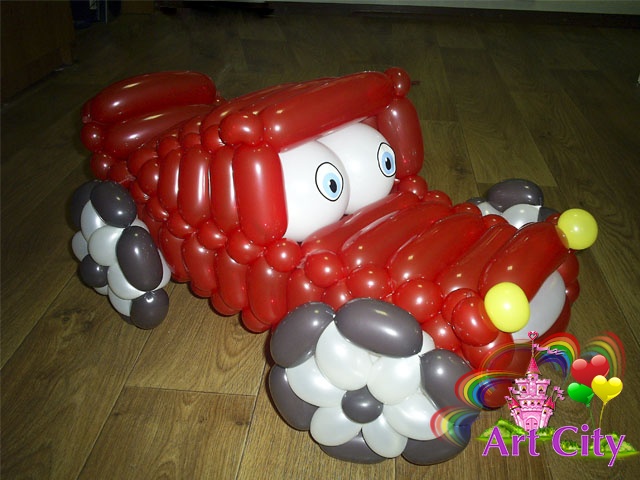 Машинка из шариков